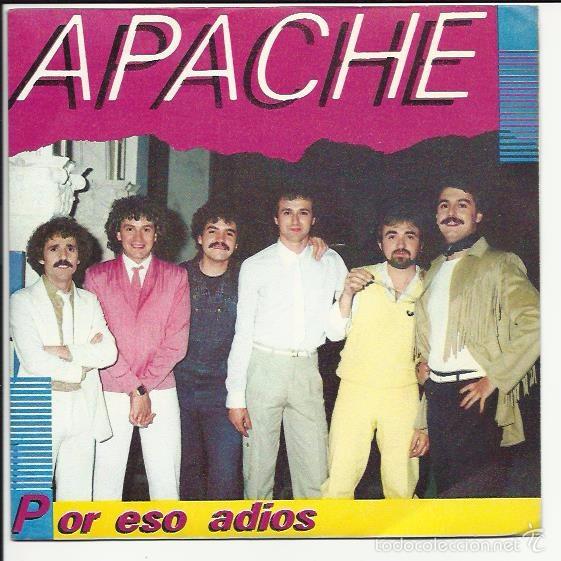 Discos de vinilo: APACHE / POR ESO ADIOS / LA CHICA DEL PUB (SINGLE PROMO 1981) - Foto 1