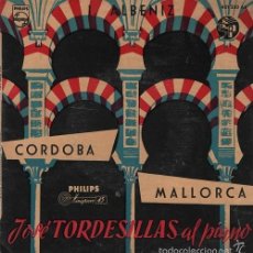 Discos de vinilo: JOSE TORDEDILLAS ISAAC ALBENIZ CORDOBA MALLORCA R@RE SPANISH EP 45 SPAIN 1958