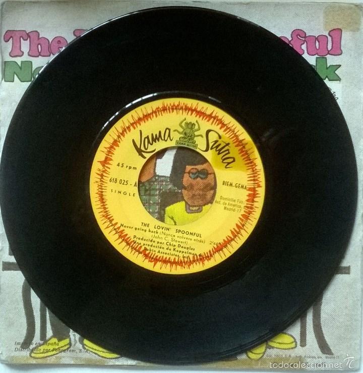 Discos de vinilo: Lovin&rsquo; Spoonful. Never going back/ Forever. Kama Sutra, Esp. 1968 single - Foto 3