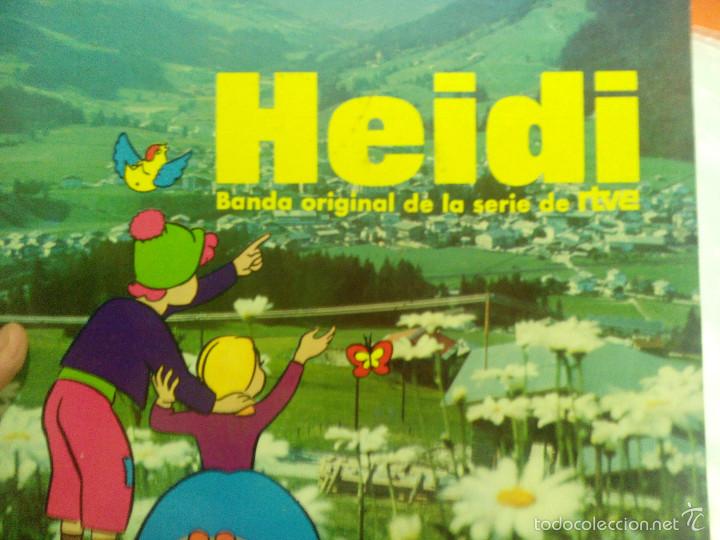 Discos de vinilo: LP Heidi Banda sonora de la serie de tv - Foto 1