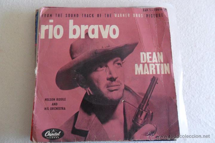 Discos de vinilo: DEAN MARTIN - RIO BRAVO + 3 EP - Foto 1