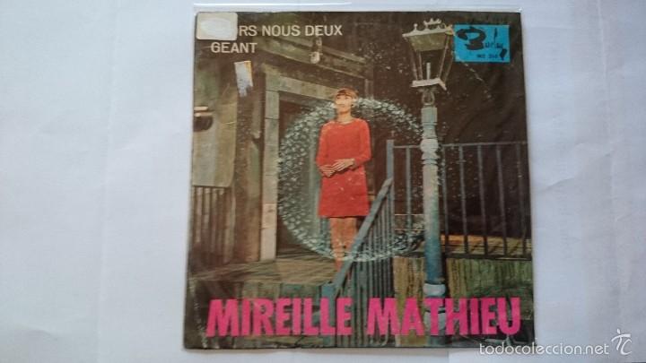 Discos de vinilo: MIREILLE MATHIEU - ALORS NOUS DEUX / GEANT (1967) - Foto 1