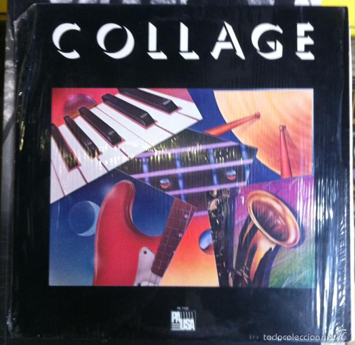 Discos de vinilo: Luis Arteaga. Collage. 1984 - Foto 1