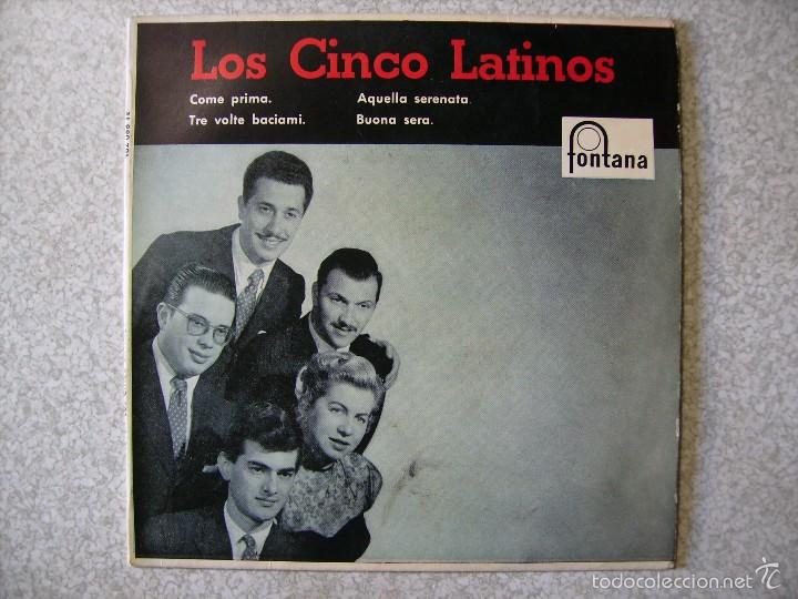 Discos de vinilo: LOS CINCO LATINOS.COME PRIMA + 3 - Foto 1