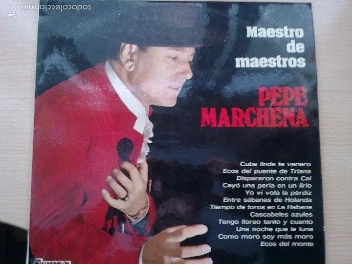 Discos de vinilo: PEPE MARCHENA - MAESTRO DE MAESTROS - Foto 3