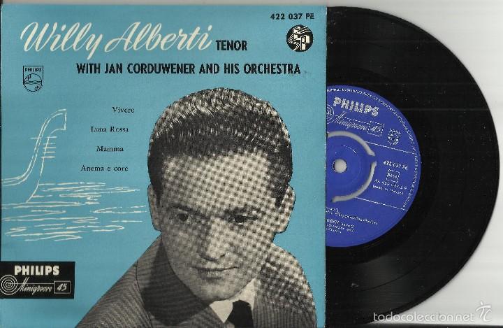 Discos de vinilo: willy alberti ep vivere.holanda - Foto 1
