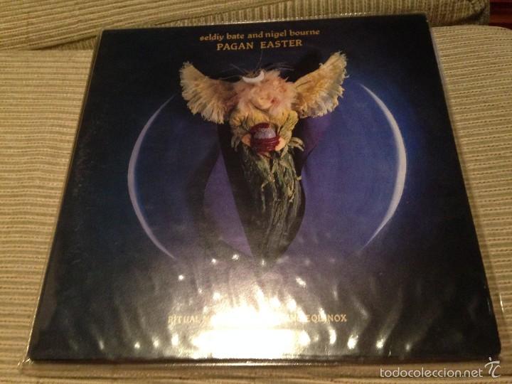 Discos de vinilo: SELDIY BATE & NIGEL BOURNE - PAGAN EASTER LP TEMPLE 1987 - EXPERIMENTAL - Foto 1