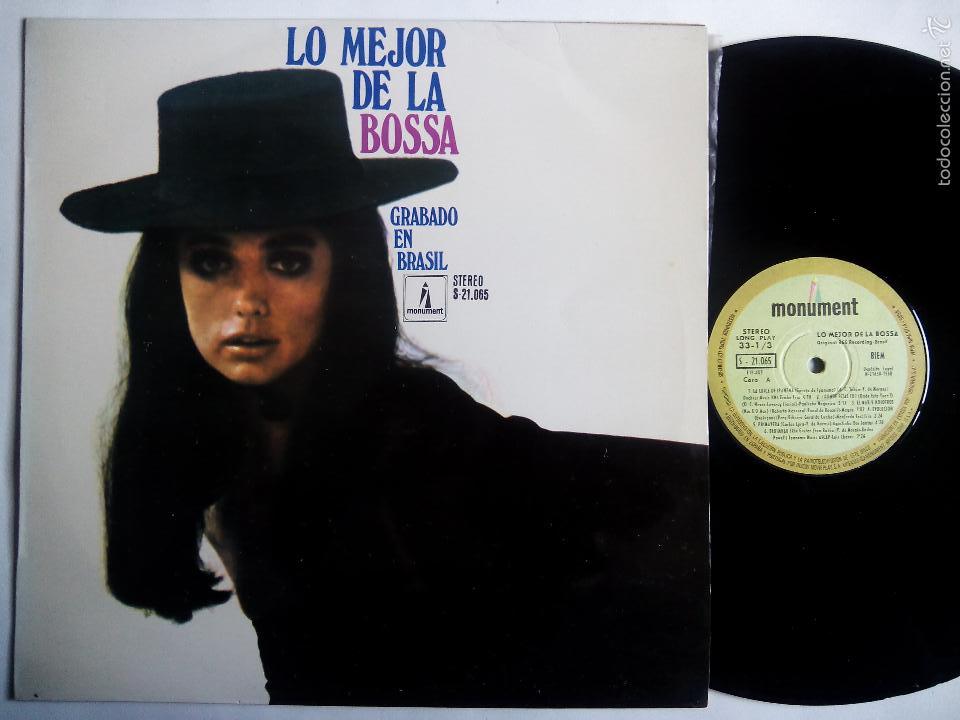 Disques de vinyle: LO MEJOR DE LA BOSSA. LP MONUMENT S-21065. ESPA&Ntilde;A 1968. ZIMBO TRIO. MAYSA. AGOSTINHO DOS SANTOS.