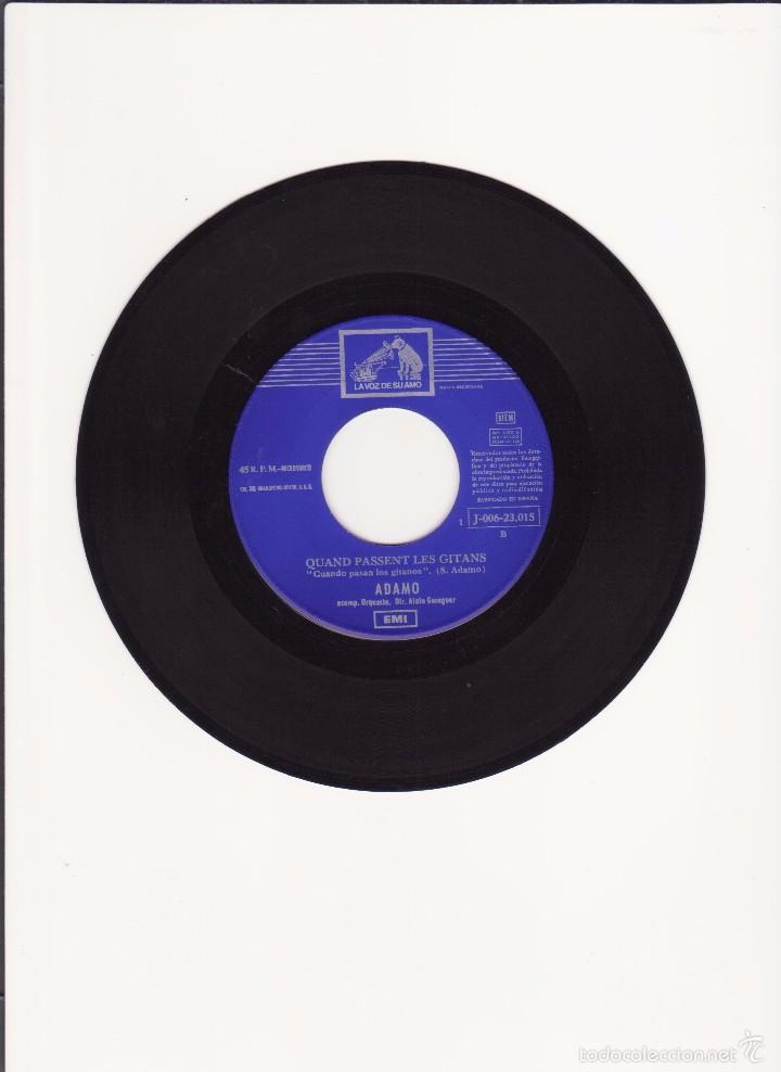 Discos de vinilo: Single vinilo ADAMO - Foto 3