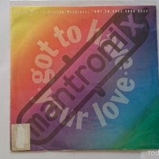Discos de vinilo: MANTRONIX - GOT TO HAVE YOUR LOVE (RADIO EDIT) / GOT TO HAVE YOUR LOVE (LP VERSION) (EDIC. UK 1989)