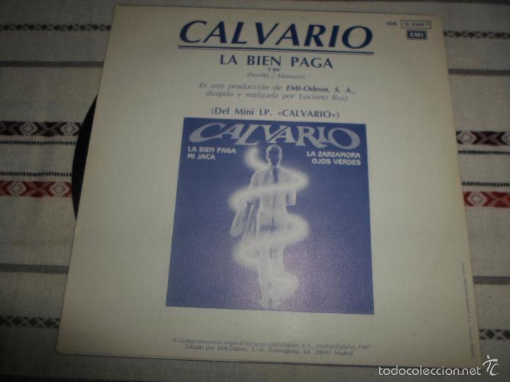 Discos de vinilo: CALVARIO LA BIEN PAGA - Foto 2