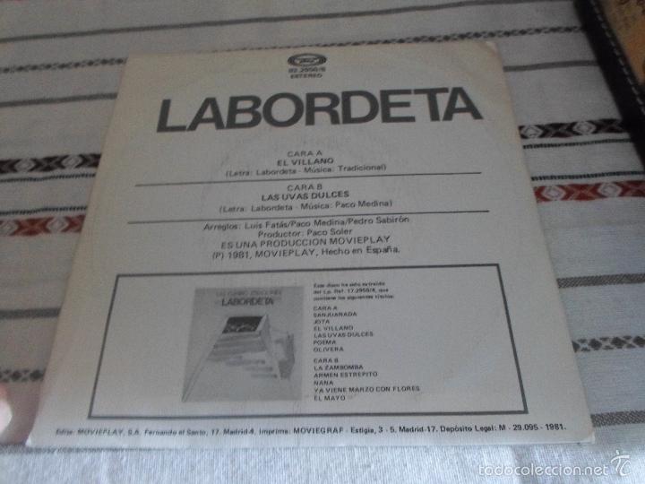Discos de vinilo: LABORDETA EL VILLANO - Foto 2