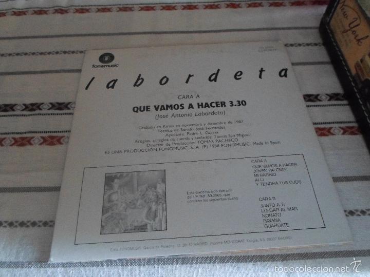 Discos de vinilo: LABORDETA QUE VAMOS A HACER - Foto 2