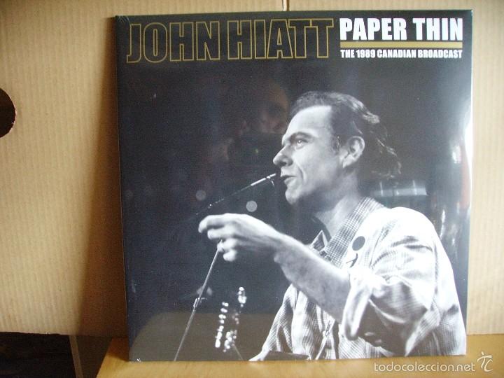 Discos de vinilo: JOHN HIATT ----- PAPER THIN - NUEVO - Foto 1