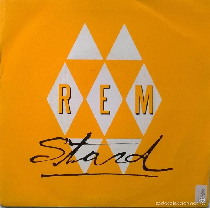 Discos de vinilo: REM. Stand (A & B). WB, Esp. 1988 (single promocional) - Foto 1