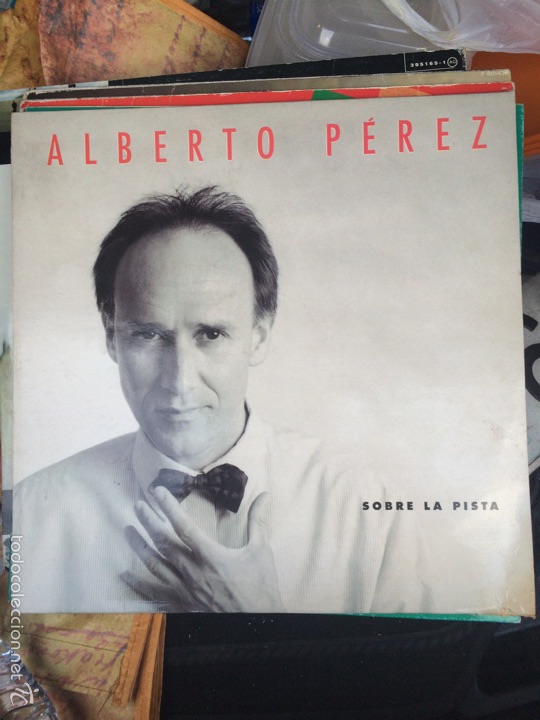 Discos de vinilo: Vinilo Alberto Perez-Sobre la pista - Foto 1