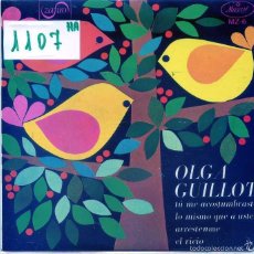 Discos de vinilo: OLGA GUILLOT / OLGA GUILLOT / LO MISMO QUE A USTED + 2 (EP PROMO 1967)