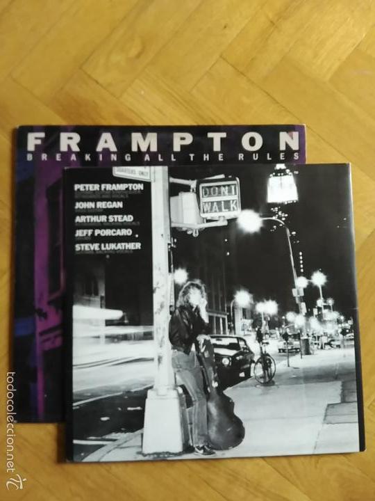 Discos de vinilo: PETER FRAMPTON BREAKING ALL THE RULES (INSERTO) - Foto 3