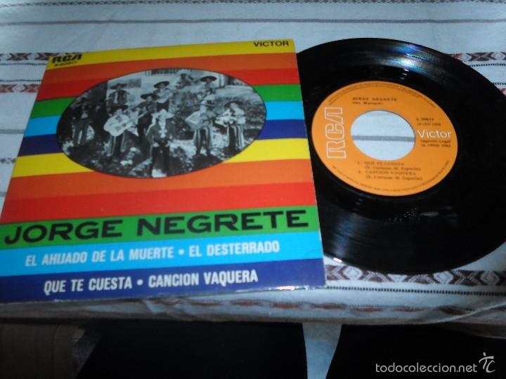 Discos de vinilo: JORGE NEGRETE EL AHIJADO DE LA MUERTE - Foto 1