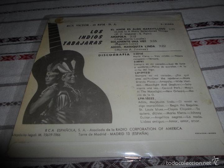Discos de vinilo: LOS INDIOS TABAJARAS - Foto 2