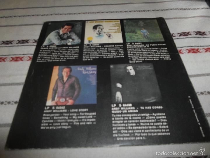 Discos de vinilo: ANDY WILLIAMS LA MUSICA DE NUESTRO AYER - Foto 3