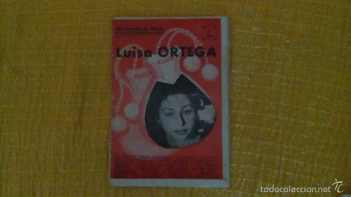 Discos de vinilo: Libretos de canciones de Luisa Ortega - Foto 2