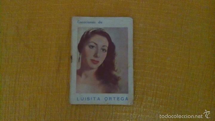Discos de vinilo: Libretos de canciones de Luisa Ortega - Foto 3