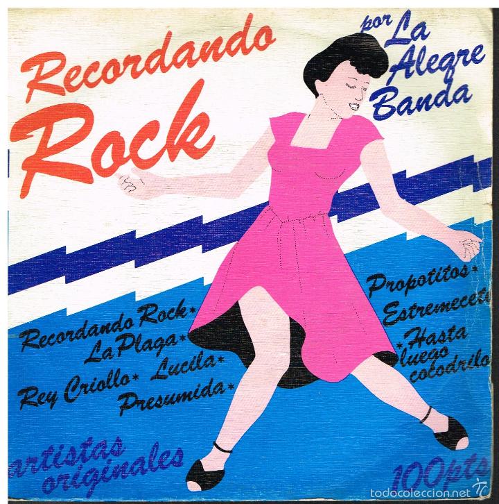 Discos de vinilo: La Alegre Banda - Recordando Rock - Single 1981 - Foto 1