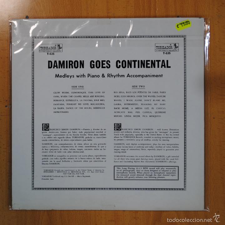 Discos de vinilo: VARIOS - DAMIRON GOES CONTINENTAL - LP - Foto 2