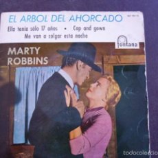 Discos de vinilo: MARTY ROBBINS EL ÁRBOL DEL AHORCADO + 3 EP 1960. Lote 56152691
