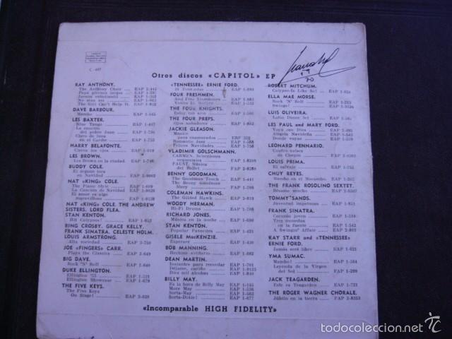 Discos de vinilo: Gordon MacRae Sayonara EP 1958 - Foto 2