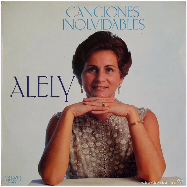 Vinyl records: Alely (Alcy Ag&uuml;ero) - Canciones Inolvidables - Lp Promo Spain - RCA CL-35106