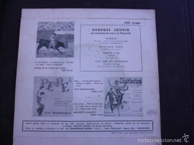 Discos de vinilo: Georges Jouvin Wheels EP 1961 - Foto 2