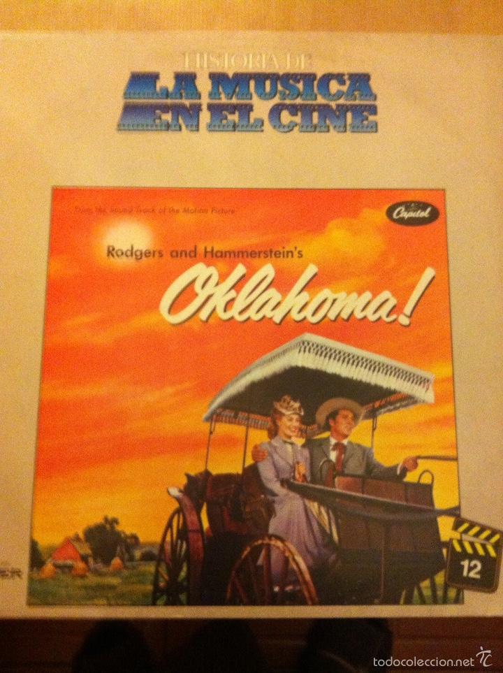 Discos de vinilo: oklahoma (la m&uacute;sica en el cine) - 1982 - Foto 1