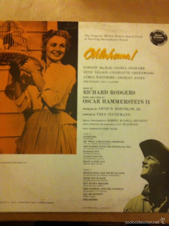Discos de vinilo: oklahoma (la m&uacute;sica en el cine) - 1982 - Foto 2