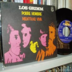 Discos de vinilo: LOS GRIMM SINGLE POBRE HOMBRE SOUL MOD PROGR PHILLIPS 1968 ESPAÑA. Lote 56181804