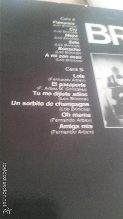 Discos de vinilo: LOS BRINCOS ZAFIRO 1984 - Foto 2
