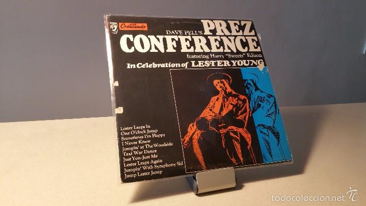 Discos de vinilo: DAVE PELLS PREZ CONFERENCE LP - Foto 1