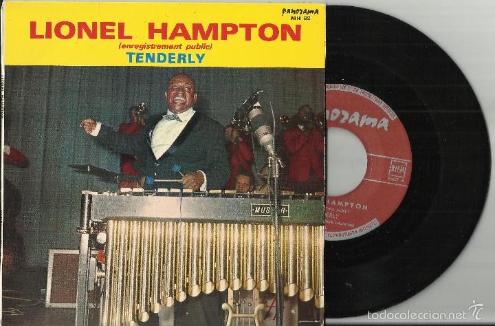 Discos de vinilo: lionel hampton single tenderly francia - Foto 1
