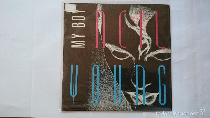 Discos de vinilo: NEIL YOUNG - MY BOY (PROMO 1985) - Foto 1