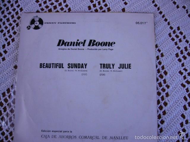 Discos de vinilo: Daniel Boone Beautiful Sunday EP 1972 - Foto 2