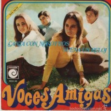 Discos de vinilo: VOCES AMIGAS - CANTA CON NOSOTROS - 7 SINGLE 45 R@RO DE VINILO SPANISH POPCORN