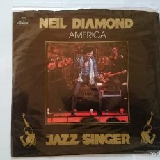 Discos de vinilo: NEIL DIAMOND (BSO/OST 'THE JAZZ SINGER') - AMERICA / SONG OF LIFE (EDIC. USA 1980). Lote 56245783