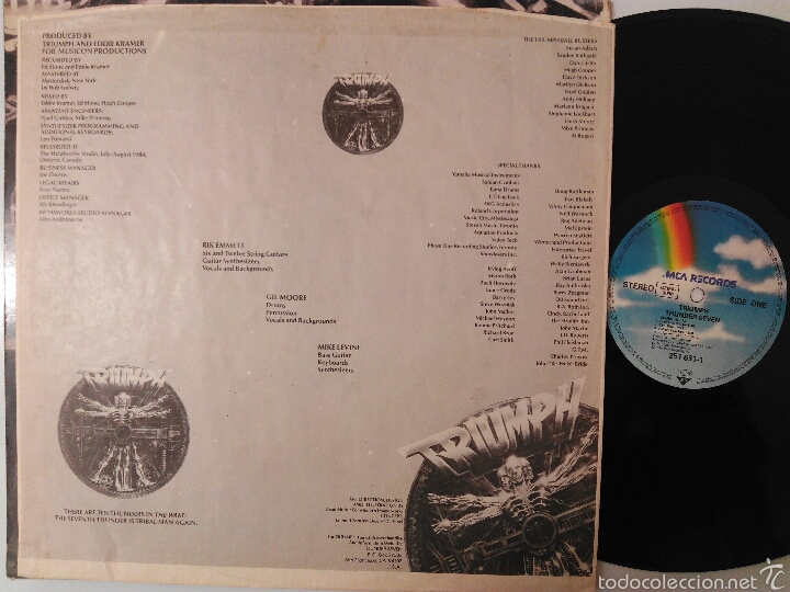 Discos de vinilo: Triumph, Thunder seven 1985 - Foto 4
