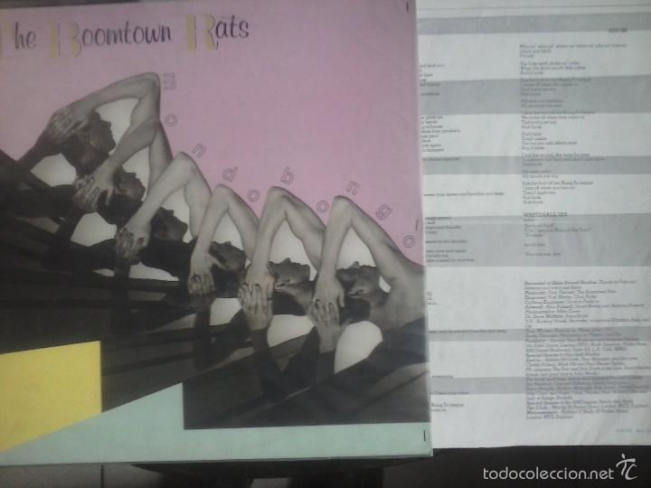 Discos de vinilo: THE BOOMTOWN RATS - MONDOBONGO . - Foto 3