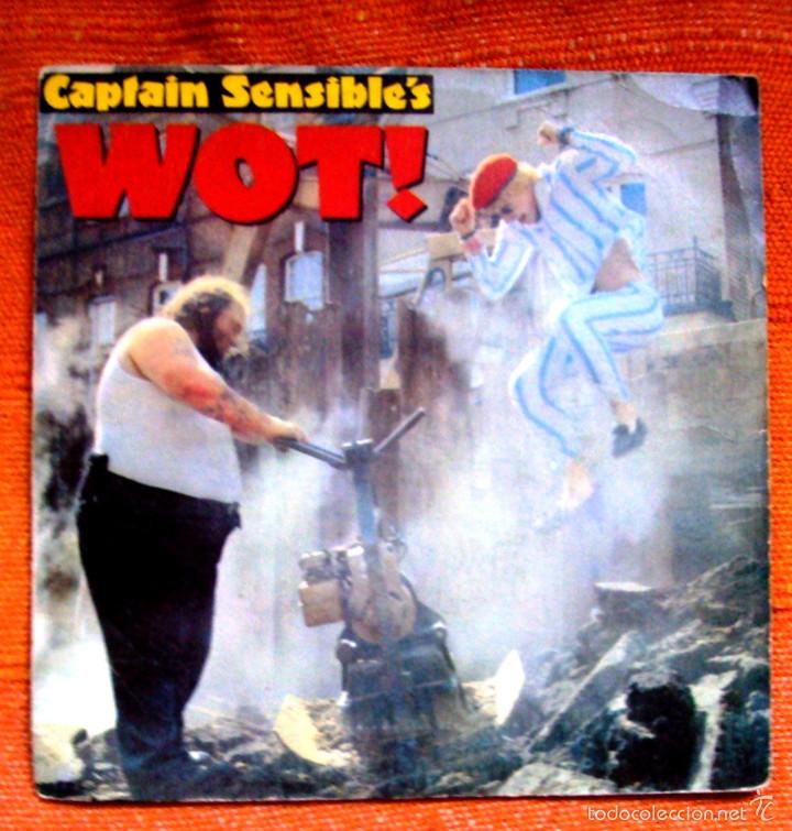 Discos de vinilo: Captain Sensible Single Wot - Foto 1