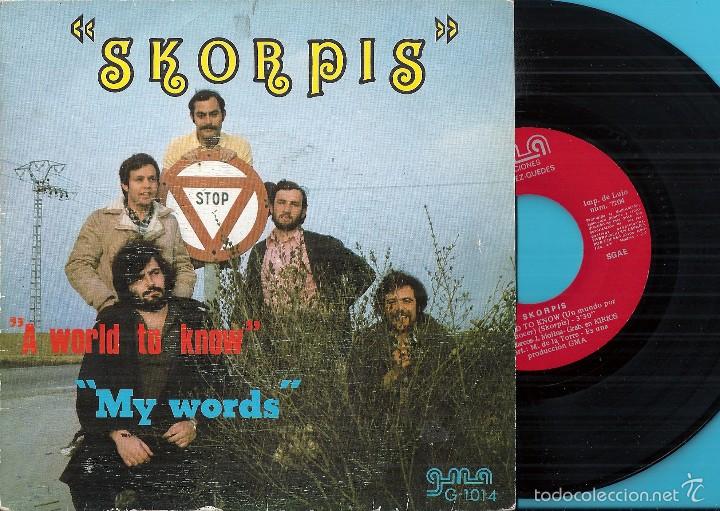 Discos de vinilo: SKORPIS: A WORLD TO KNOW / MY WORDS - Foto 1