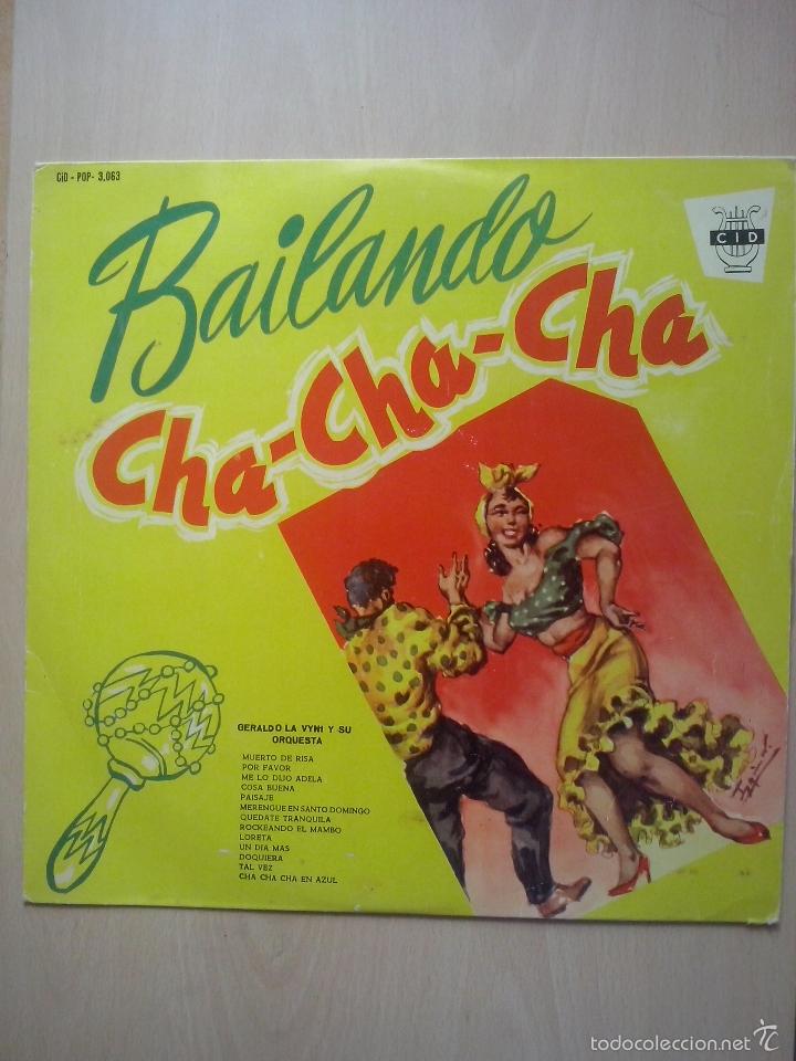 Disques de vinyle: geraldo la vyni y su orquesta- bailando cha cha cha- lp cid edicion espa&ntilde;ola