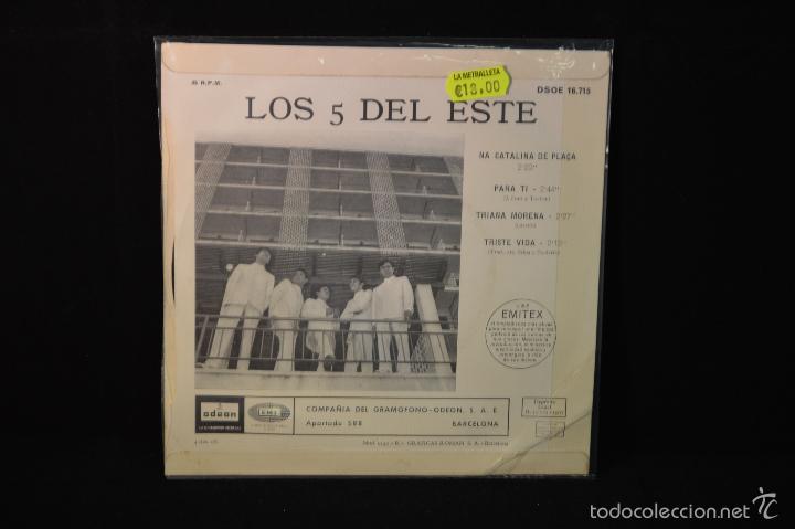Discos de vinilo: LOS 5 DEL ESTE - NA CATALINA DE PLA&Ccedil;A +3 - EP - Foto 2