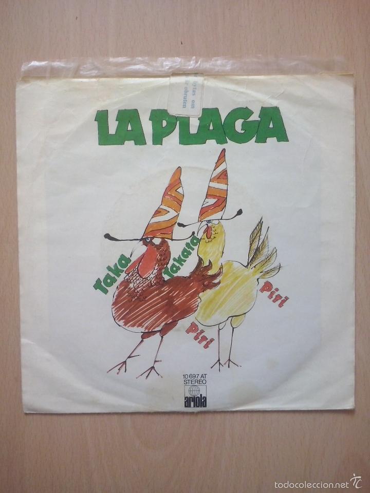 Discos de vinil: la plaga- taka takata/ piri piri- single ariola germany